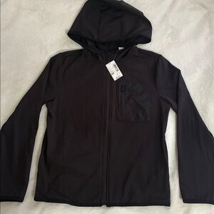 Black Zip-Up Jacket kids